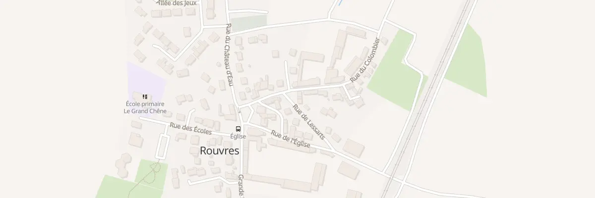 Plan du 1 Rue de Lessarts à Rouvres