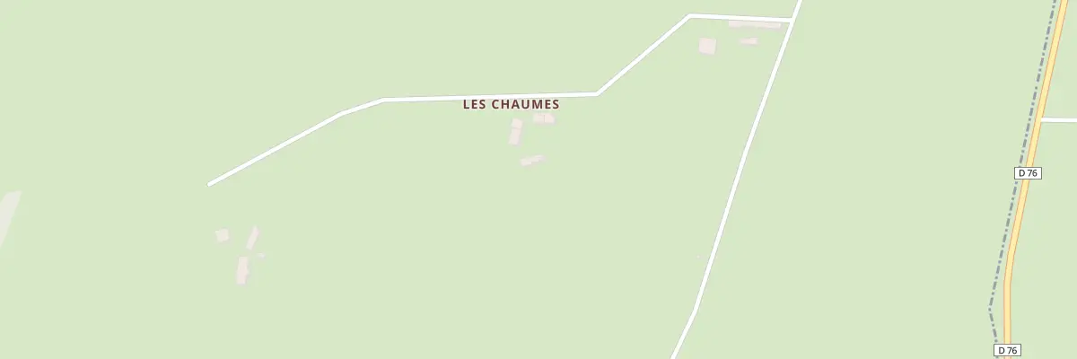 Plan du 3 Les Chaumes à Vernais