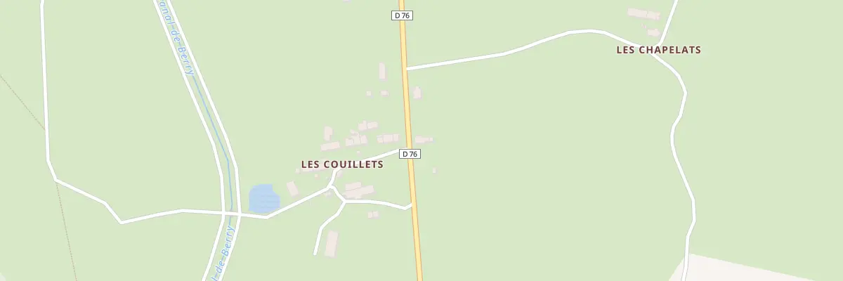 Plan du 99 Le Gatinat à Vernais