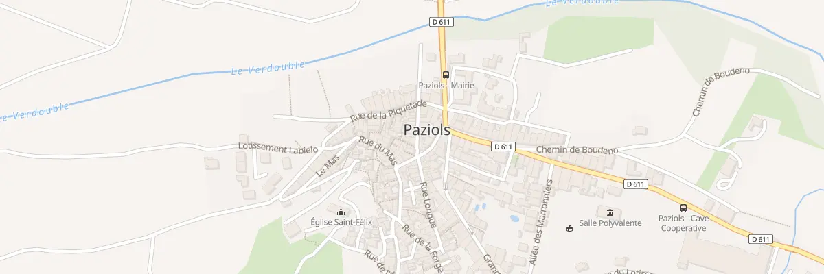 Plan du 8 Rue du Pourtal à Paziols