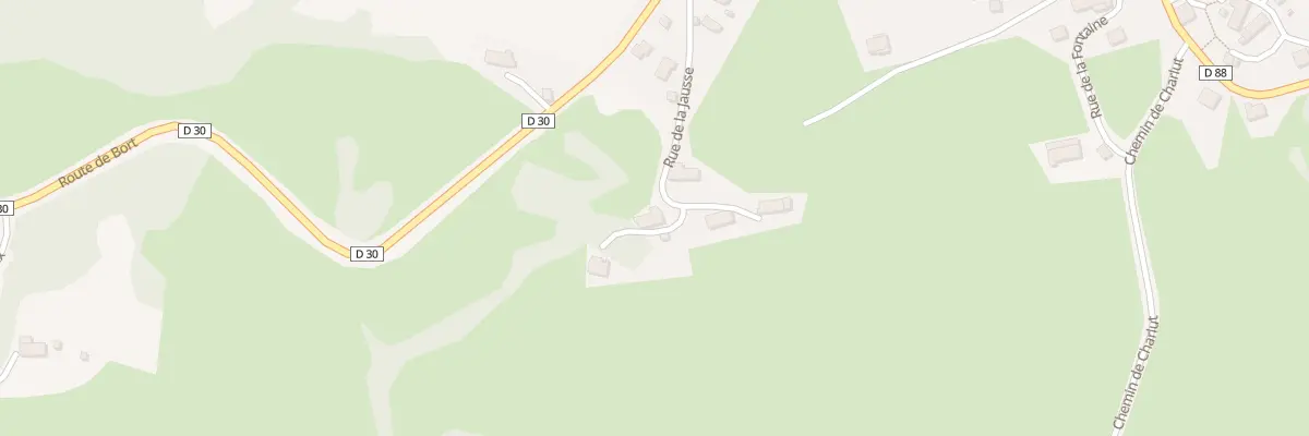 Plan du 157 La Jausse à Saint-Genès-Champespe