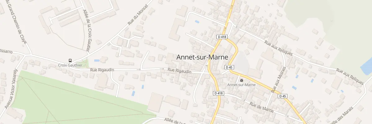 Plan du 4 Rue de Rigaudin à Annet-sur-Marne