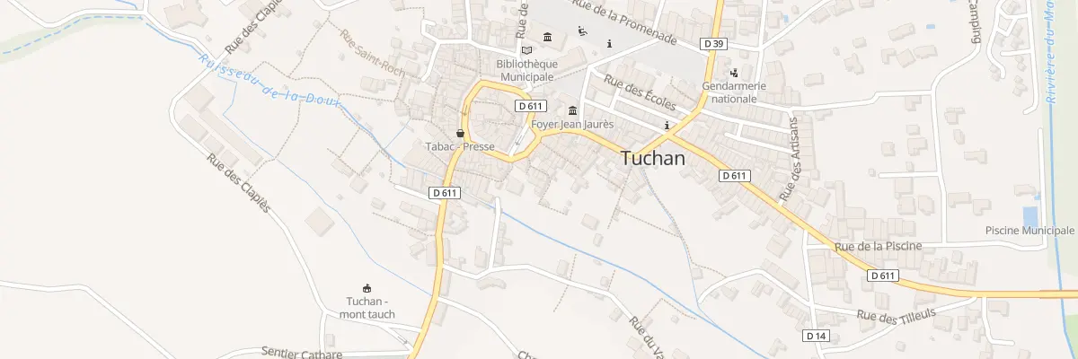 Plan du 8 Rue de l’Hopital à Tuchan