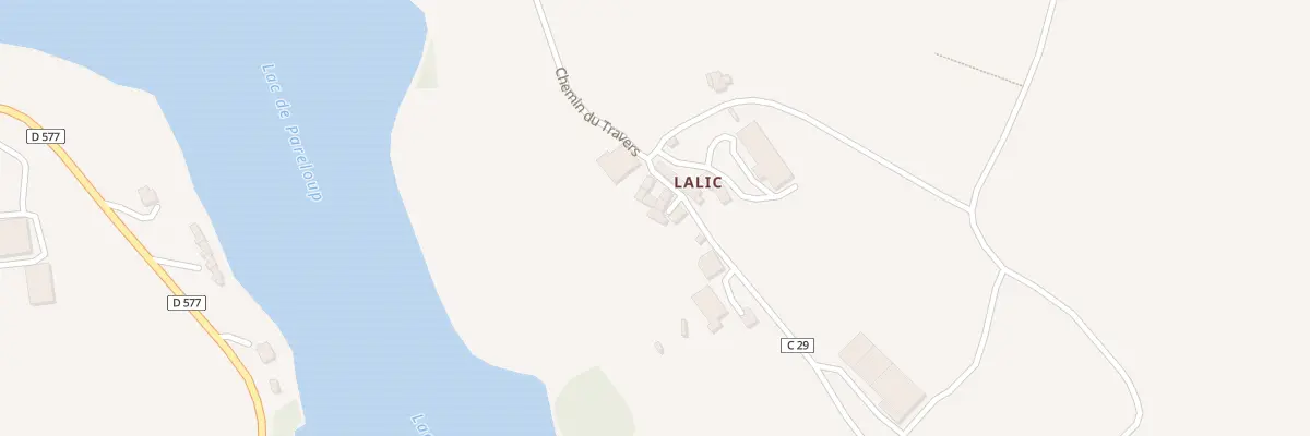 Plan du 5282 Lalic à Arvieu