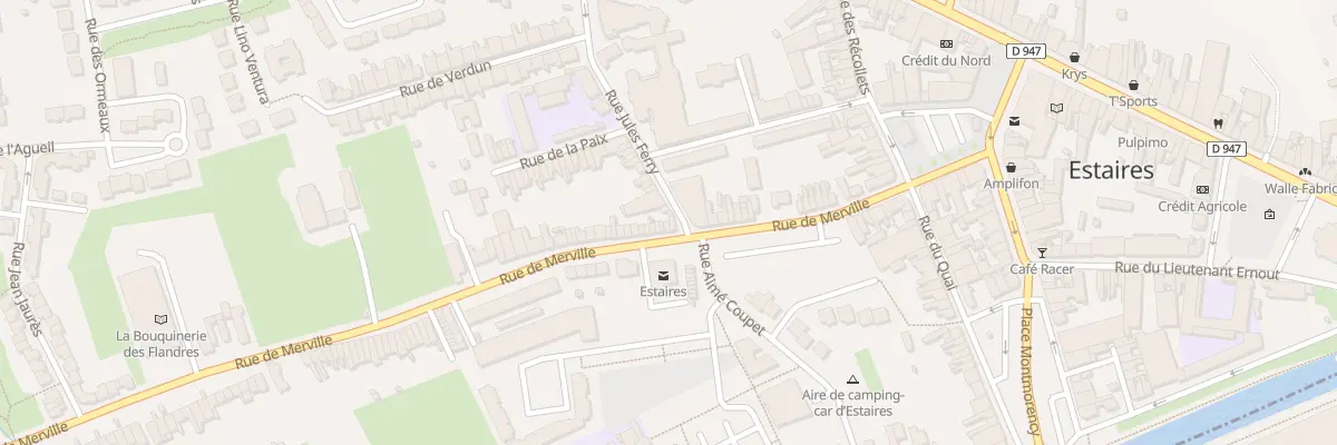 Plan du 32 Rue de Merville à Estaires