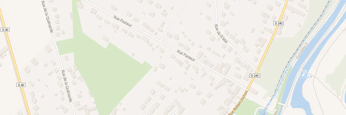 Plan du 25 Rue Pasteur à Corquilleroy