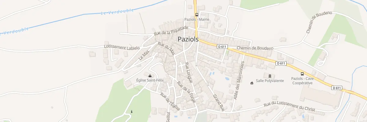 Plan du 9994 Rue Longue à Paziols