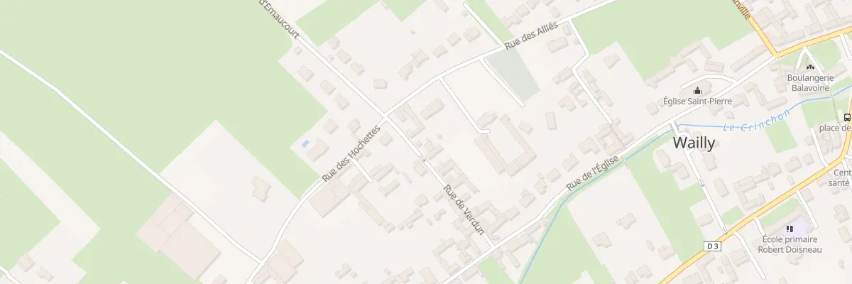 Plan du 10 Rue de Verdun à Wailly