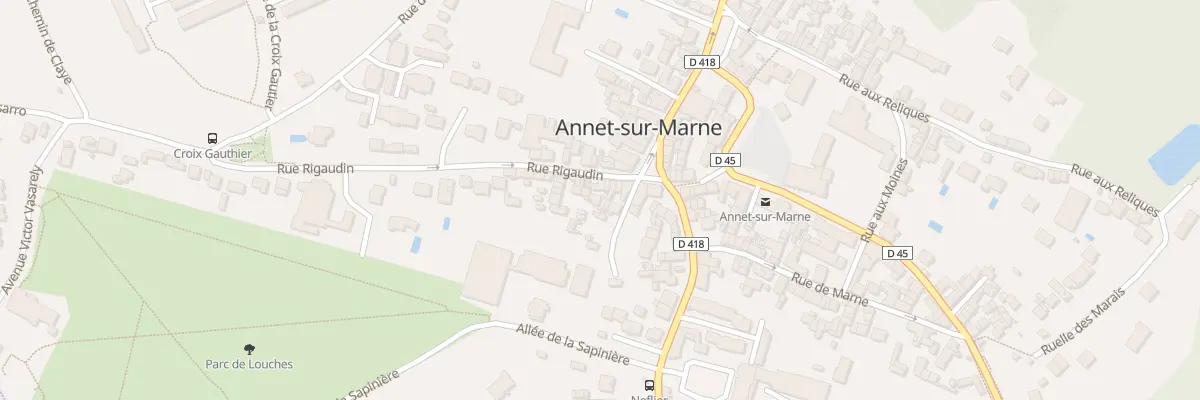 Plan du 13 Rue de Rigaudin à Annet-sur-Marne
