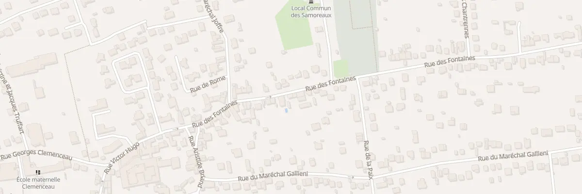 Plan du 18 Rue des Fontaines à Thorigny-sur-Marne
