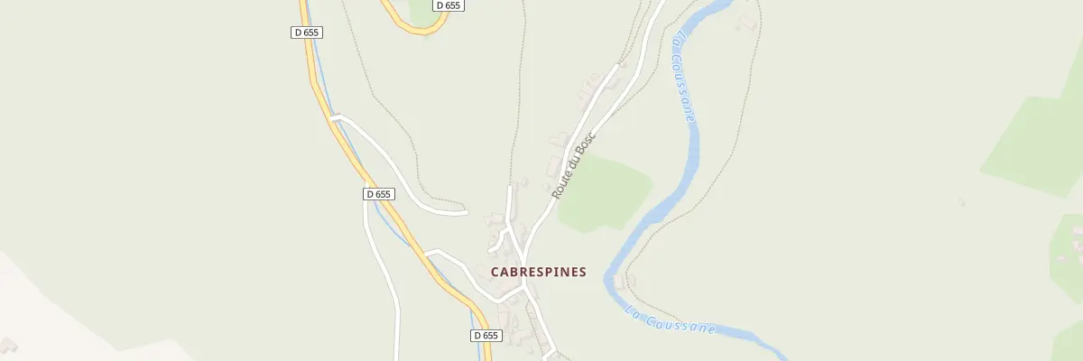 Plan du 5407 Cabrespines à Coubisou