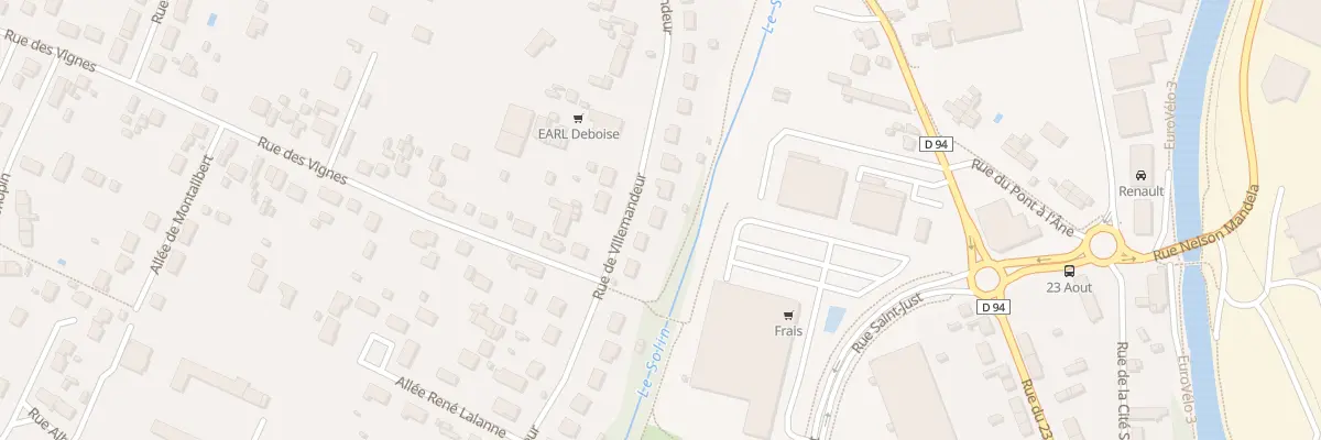 Plan du 21 Rue de Villemandeur à Châlette-sur-Loing