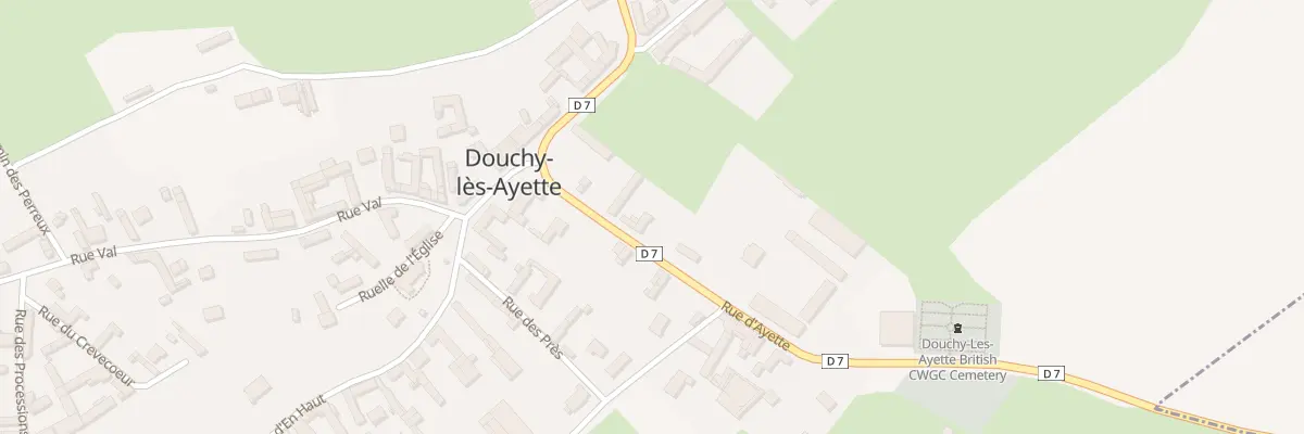 Plan du 6 Rue d’Ayette à Douchy-lès-Ayette