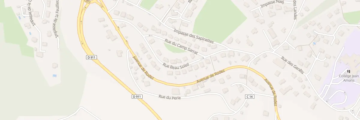 Plan du 47 Cité Beau Soleil à Pont-de-Salars