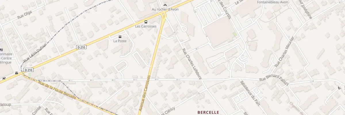 Plan du 25 Rue Bernard Palissy à Avon