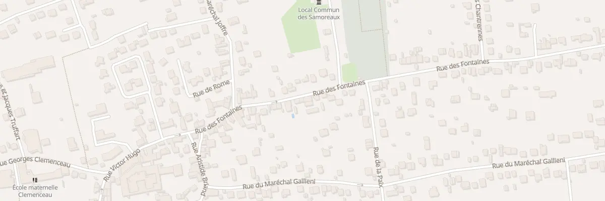 Plan du 20 Rue des Fontaines à Thorigny-sur-Marne
