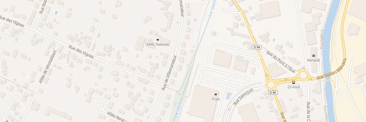 Plan du 19 Rue de Villemandeur à Châlette-sur-Loing