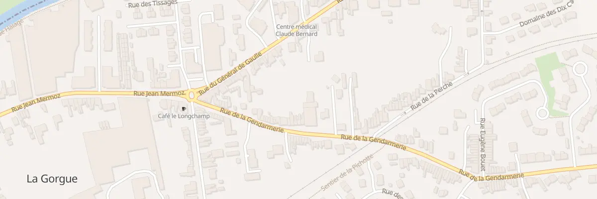Plan du 35 Rue de la Gendarmerie à La Gorgue