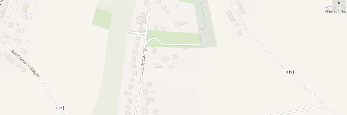 Plan du 13 Rue de Carency à Ablain-Saint-Nazaire