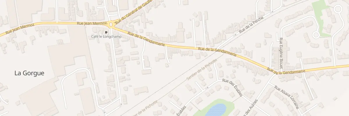 Plan du 34 Rue de la Gendarmerie à La Gorgue