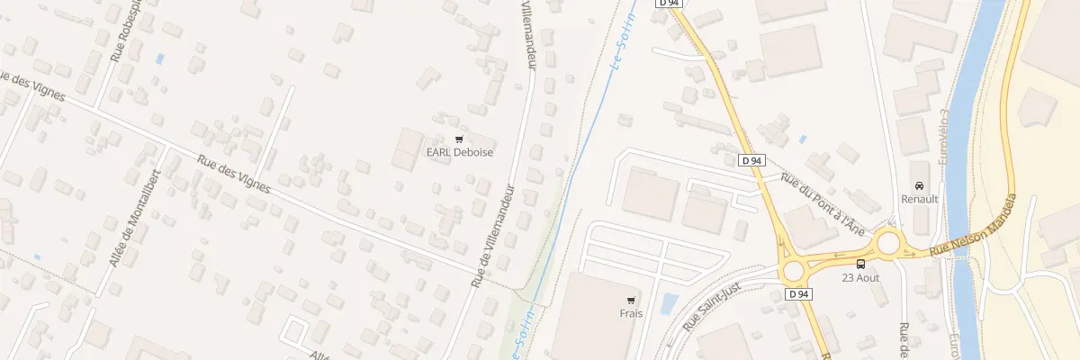 Plan du 17 Rue de Villemandeur à Châlette-sur-Loing