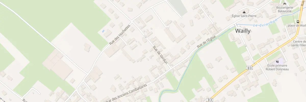Plan du 5 Rue de Verdun à Wailly