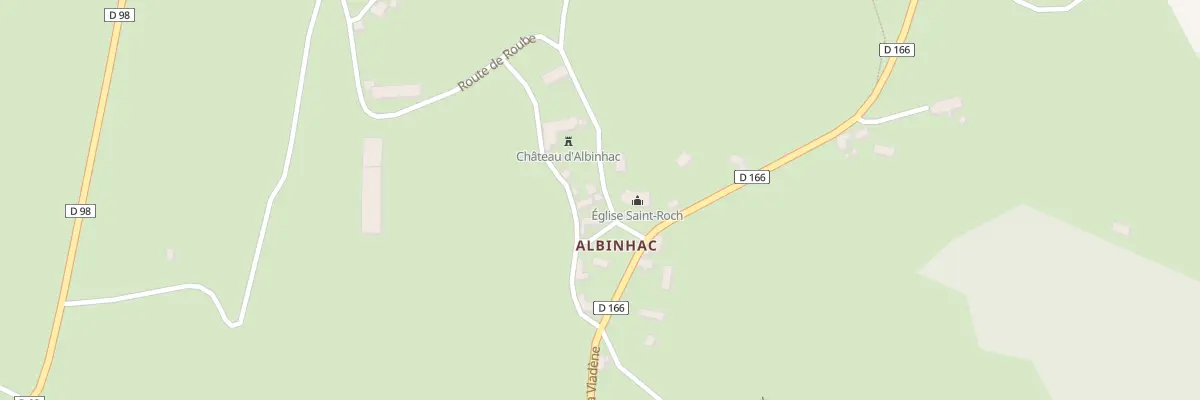 Plan du 5330 Albinhac à Brommat