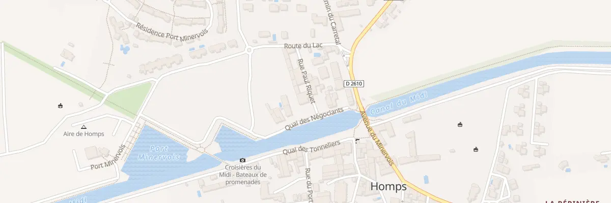 Plan du 9997 Quai des Négociants à Homps