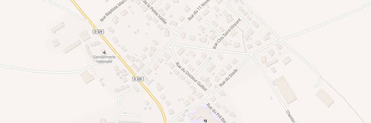 Plan du 4 Rue du Docteur Guillot à Bray-sur-Somme