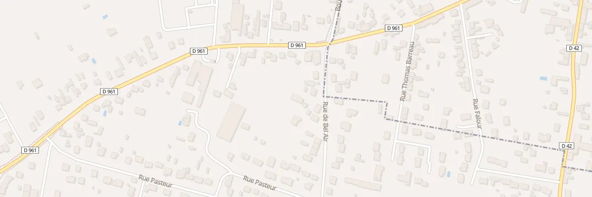 Plan du 8 Rue de Bel-Air à Villemandeur