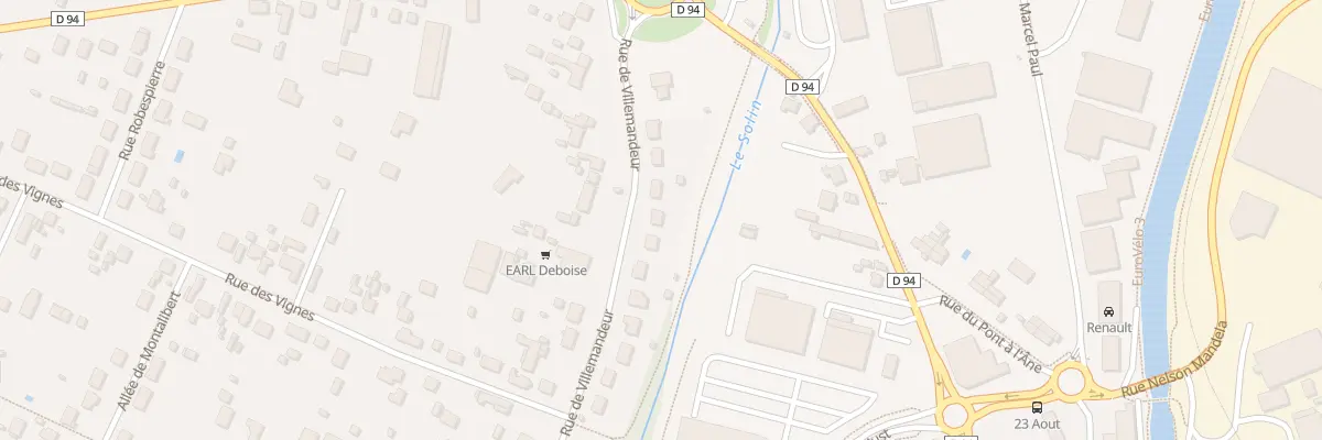 Plan du 11 Rue de Villemandeur à Châlette-sur-Loing