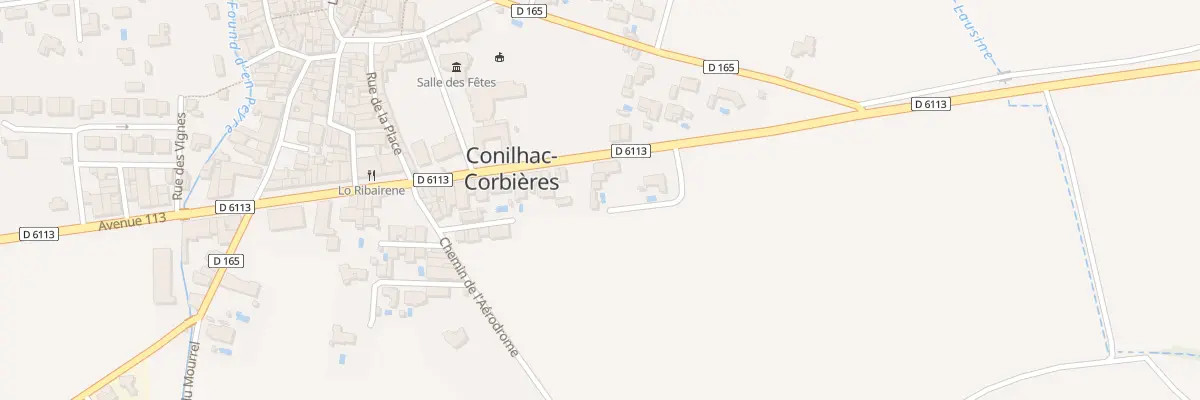Plan du 1B Av 113 à Conilhac-Corbières