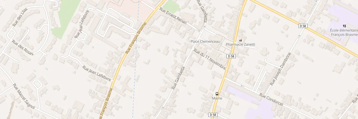 Plan du 40 Rue Gambetta à Bully-les-Mines