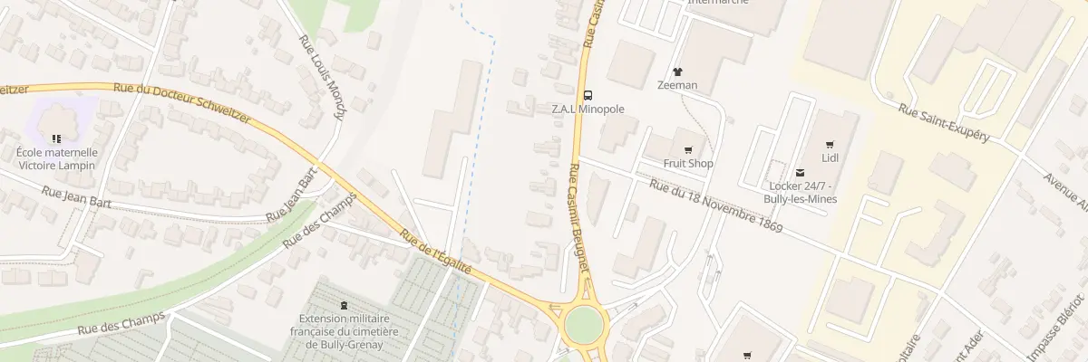 Plan du 31 Rue Casimir Beugnet à Bully-les-Mines
