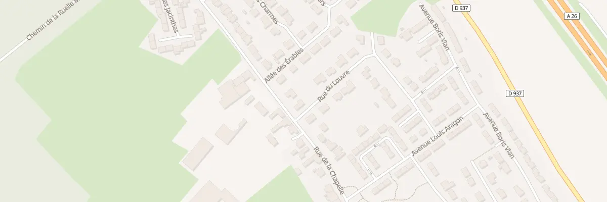 Plan du 63 Rue de la Chapelle à Aix-Noulette