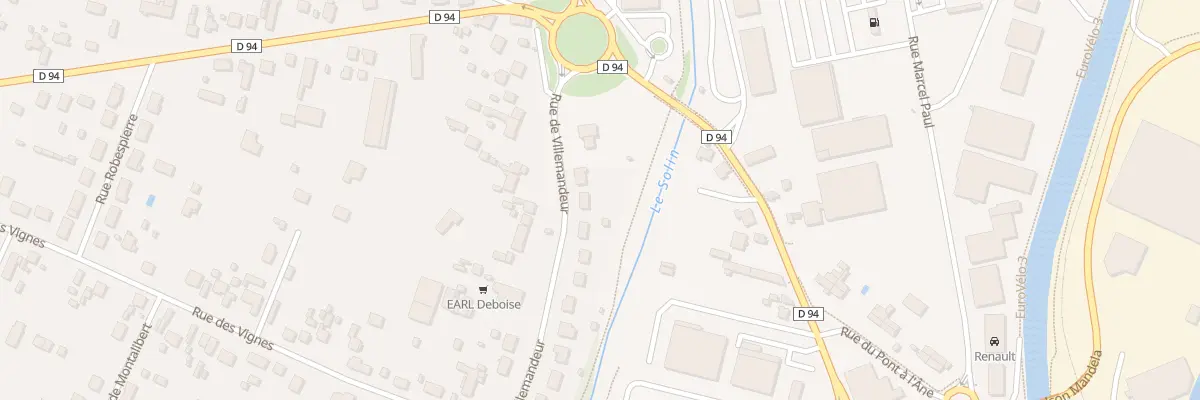 Plan du 7 Rue de Villemandeur à Châlette-sur-Loing