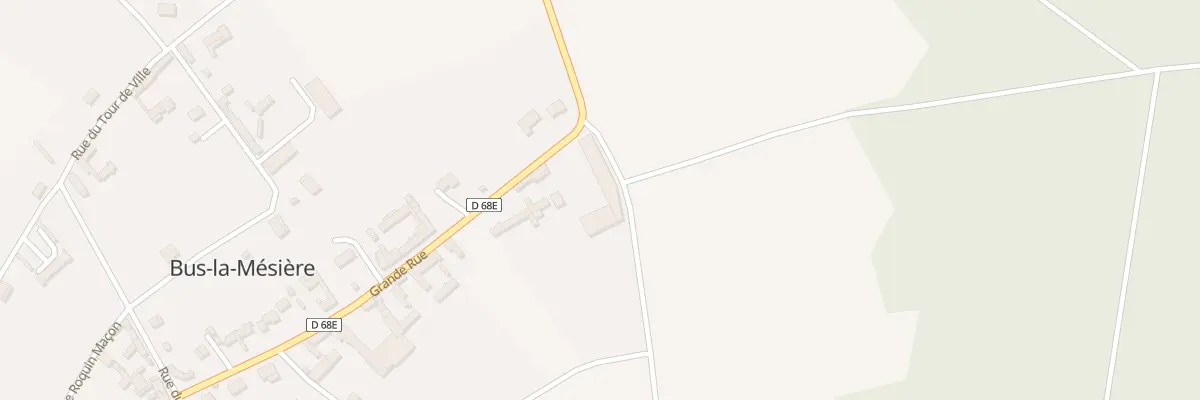 Plan du 30 Vc Grande Rue à Bus-la-Mésière