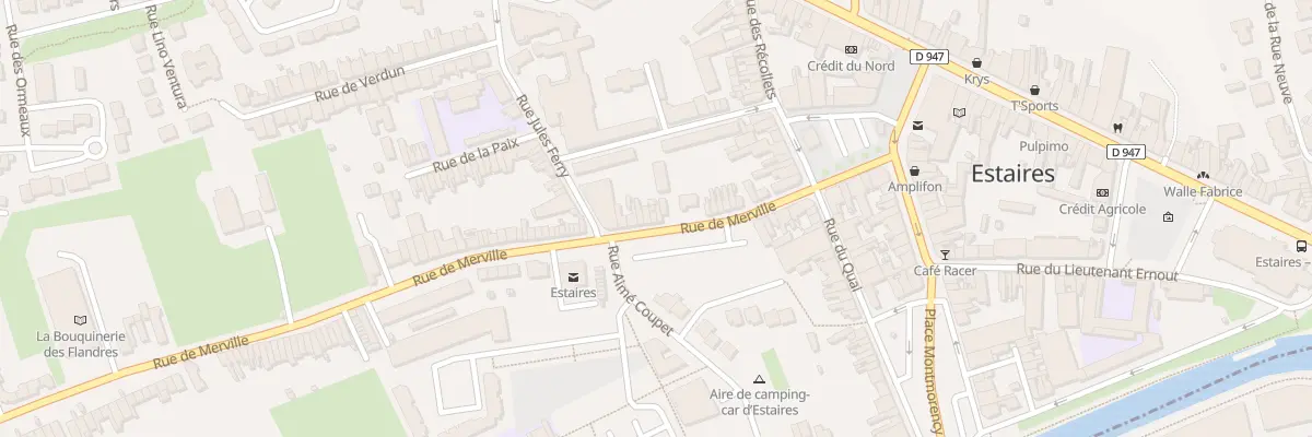 Plan du 20 Rue de Merville à Estaires