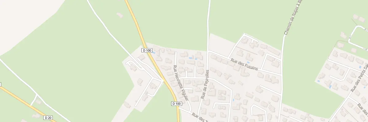 Plan du Roc à Bozouls