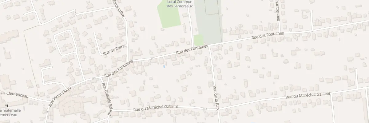 Plan du 22 Rue des Fontaines à Thorigny-sur-Marne