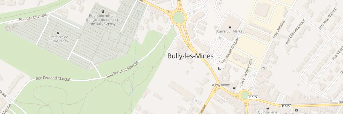 Plan du 15 Rue Casimir Beugnet à Bully-les-Mines