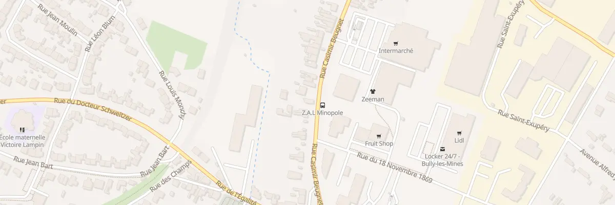 Plan du 41 Rue Casimir Beugnet à Bully-les-Mines