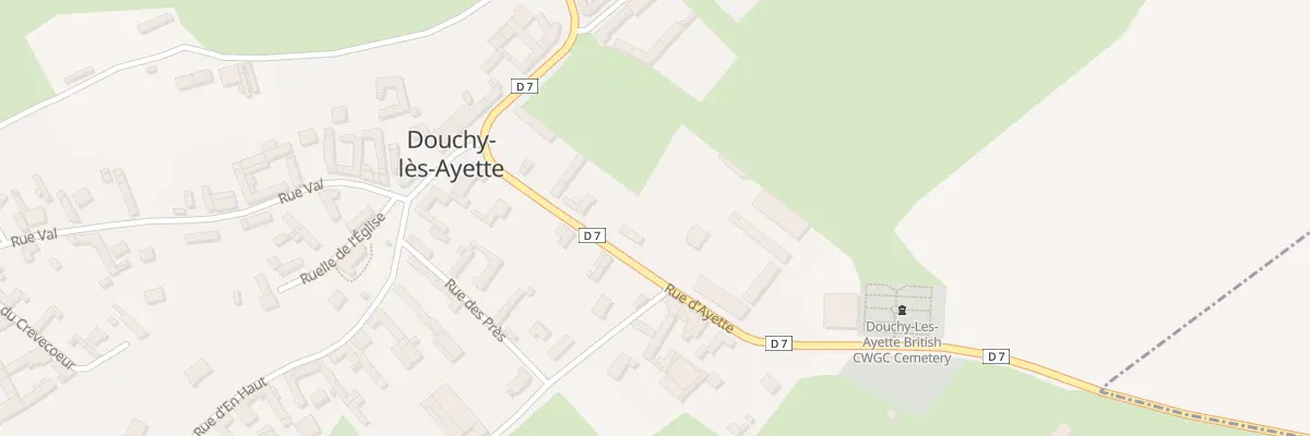 Plan du 8B Rue d’Ayette à Douchy-lès-Ayette