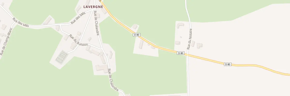 Plan du 5106 Lavergne à Cisternes-la-Forêt
