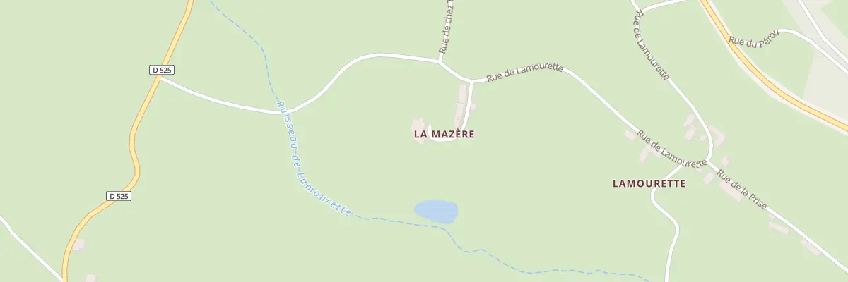 Plan du 5016 La Maziere à La Cellette