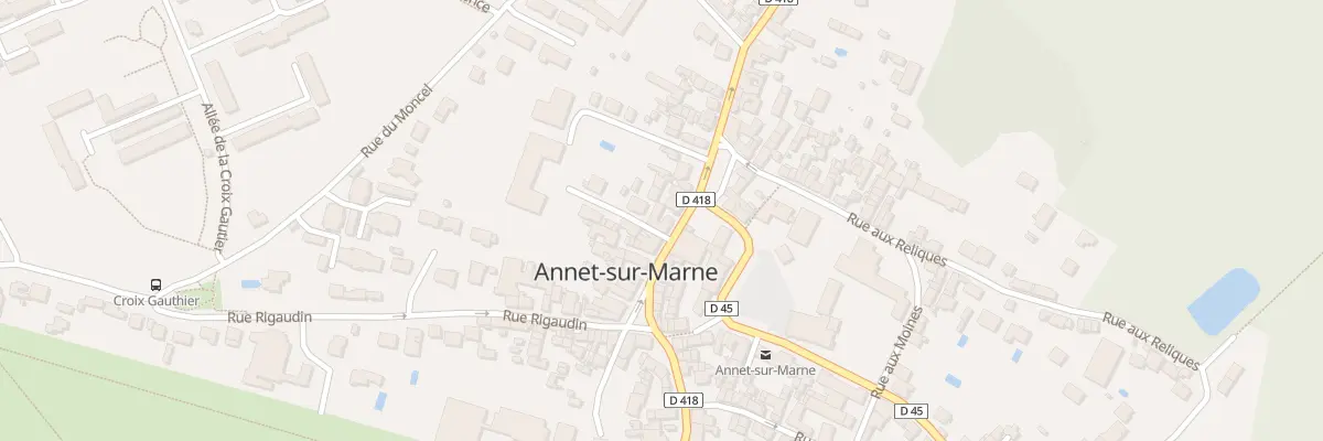 Plan du 62 Rue du Général de Gaulle à Annet-sur-Marne