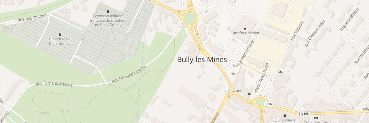Plan du 13 Rue Casimir Beugnet à Bully-les-Mines