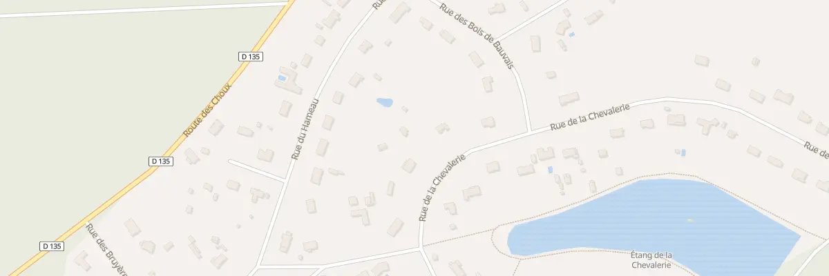 Plan du 22 Rue de la Chevalerie à Nogent-sur-Vernisson