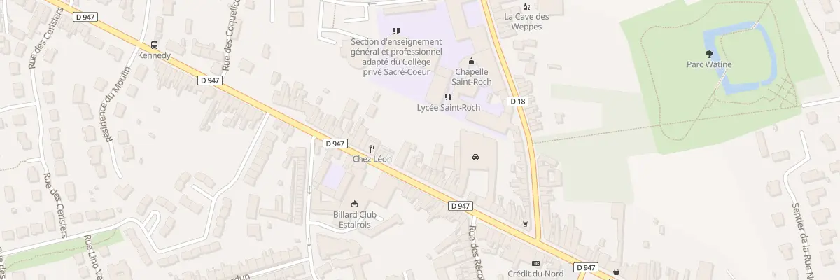 Plan du 38 Rue Kennedy à Estaires