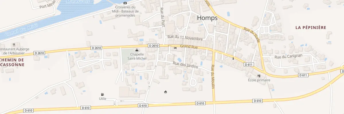 Plan du 1B Rue de l’Ombre à Homps